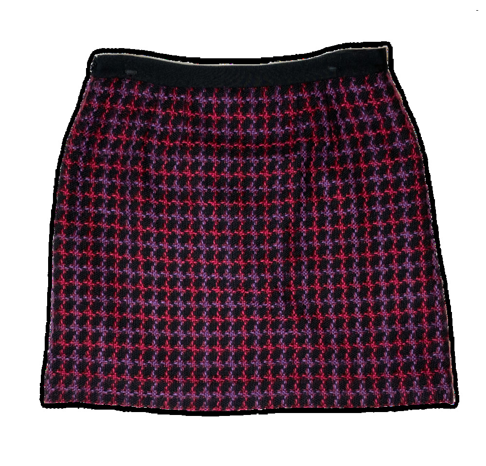 LOFT Woven Tweed Short Skirt Size 6